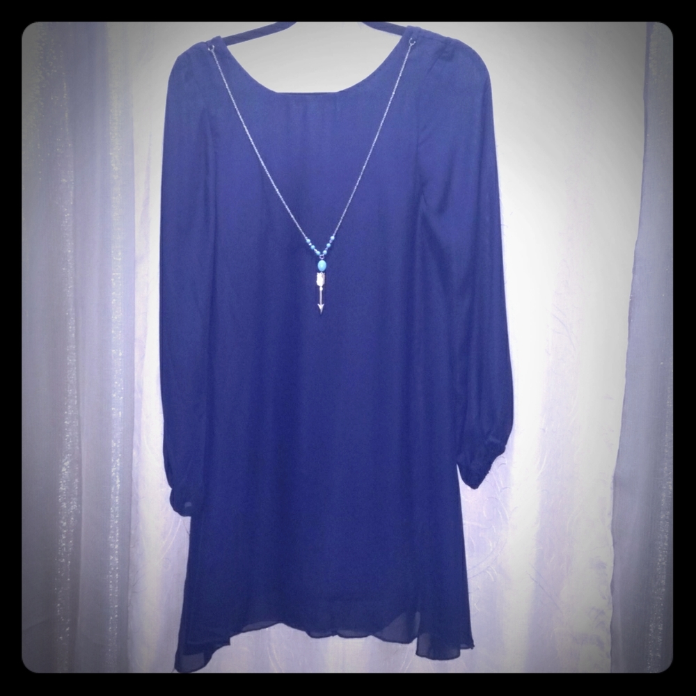 Cute navy blue dress